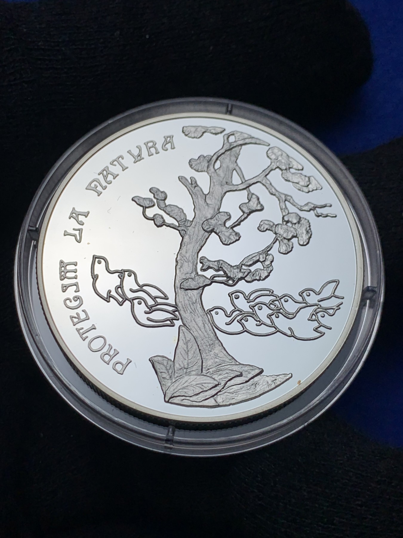 《竞宝斋》第238场-周日，周一，周二，周三 疯狂4连拍 (全场包邮) 安道尔 1993 生命之树 10第纳尔银币 31.1克 925银