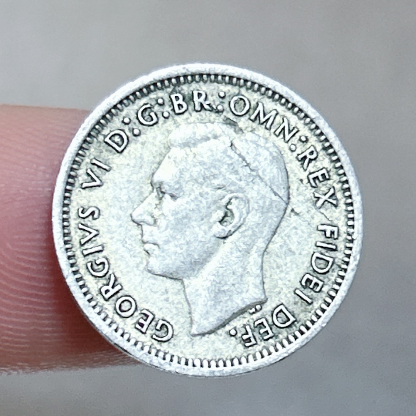 第一海外回流一元起拍收藏 本月最后一期 第61期 澳大利亚1951年3便士银币 小麦银币 乔治六世 1.4g