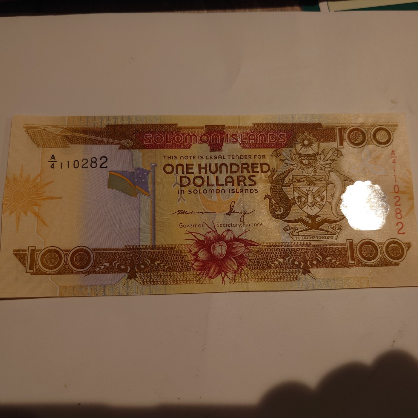 【世界钱币】精选微拍第90期暨2024年第一期 混合场 2008年所罗门群岛100 A4冠全新绝品无47尾号282