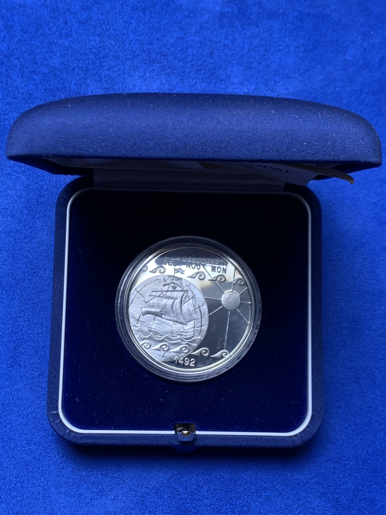 《竞宝斋》第238场-周日，周一，周二，周三 疯狂4连拍 (全场包邮) 安道尔 1992年 10第纳尔银币 31.1克 925银