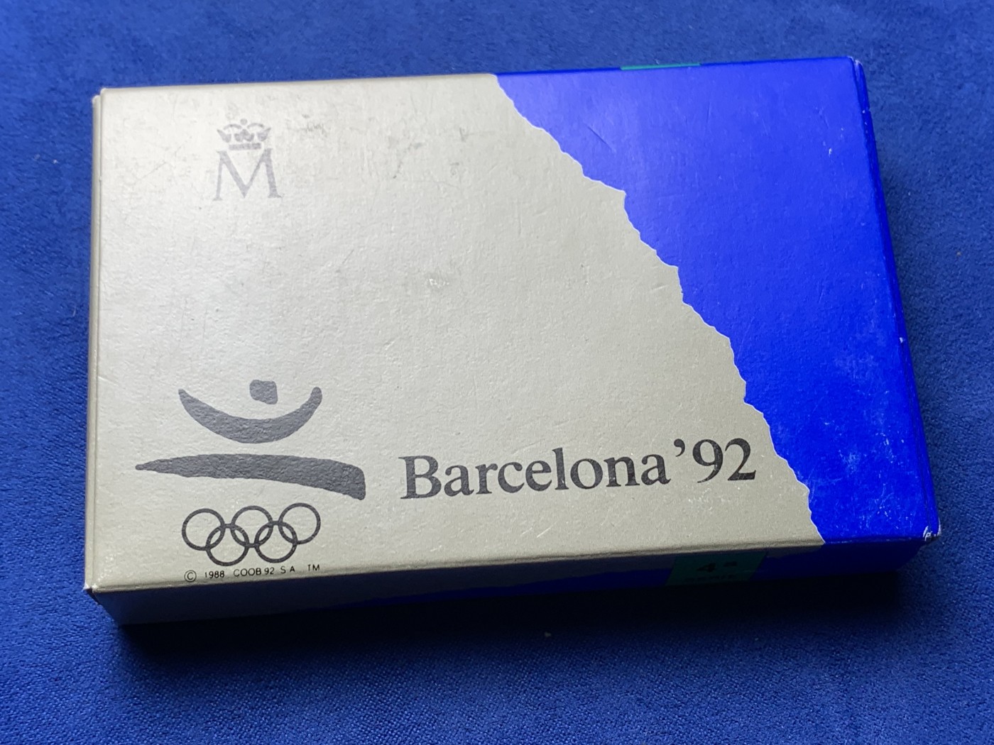 《竞宝斋》第238场-周日，周一，周二，周三 疯狂4连拍 (全场包邮) 西班牙1992年 巴塞罗那奥运会2000比塞塔 胡安·卡洛斯精制大银币 27克 925银