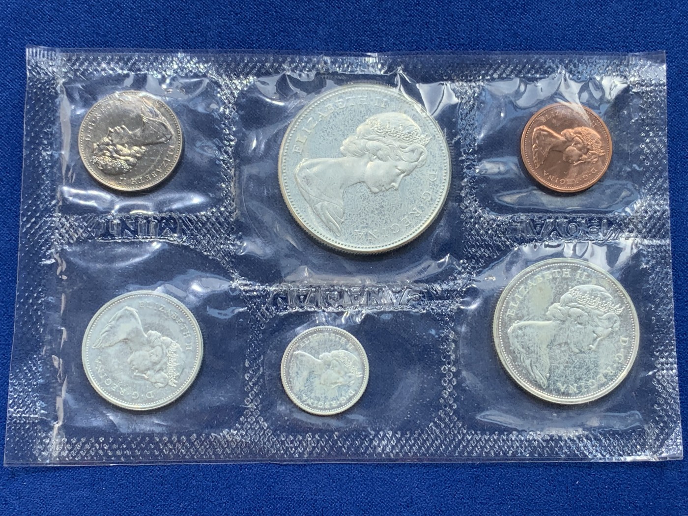 《竞宝斋》第238场-周日，周一，周二，周三 疯狂4连拍 (全场包邮) 加拿大1967年建国百年 原封套币（含4枚银币）