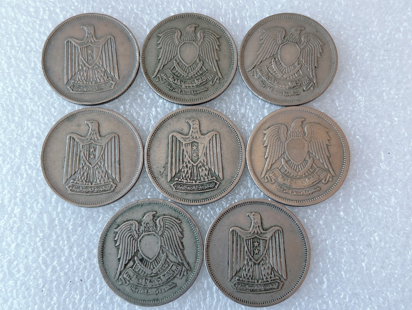 第一海外回流一元起拍收藏 本月最后一期 第61期 埃及10皮阿斯特 8枚