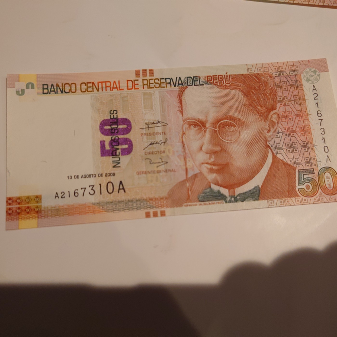 【世界钱币】精选微拍第90期暨2024年第一期 混合场 2009年秘鲁50比索 首发AA冠少见 全新绝品无4尾号310