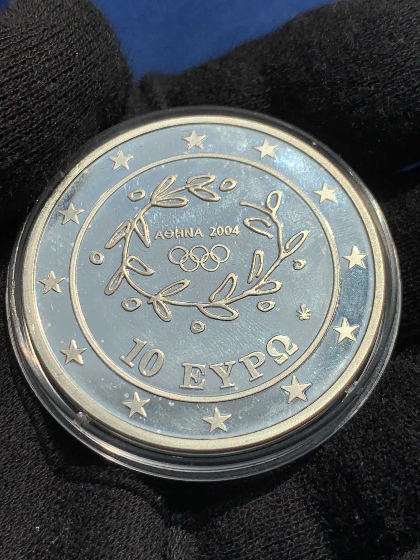 《竞宝斋》第238场-周日，周一，周二，周三 疯狂4连拍 (全场包邮) 希腊 2004 奥运大银币 34克 925银 