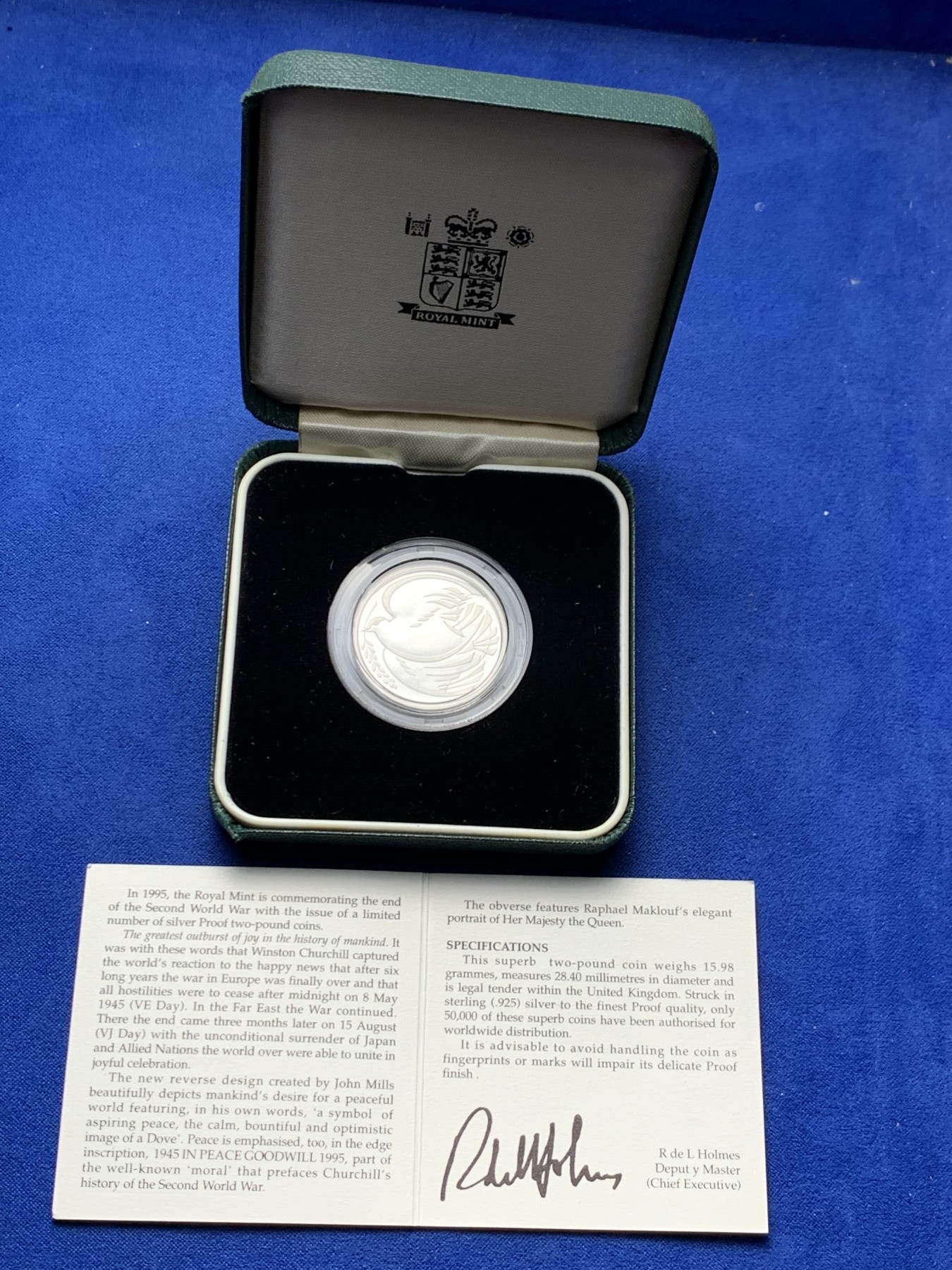 《竞宝斋》第238场-周日，周一，周二，周三 疯狂4连拍 (全场包邮) 英国 2镑银币 15.98克 少见品种