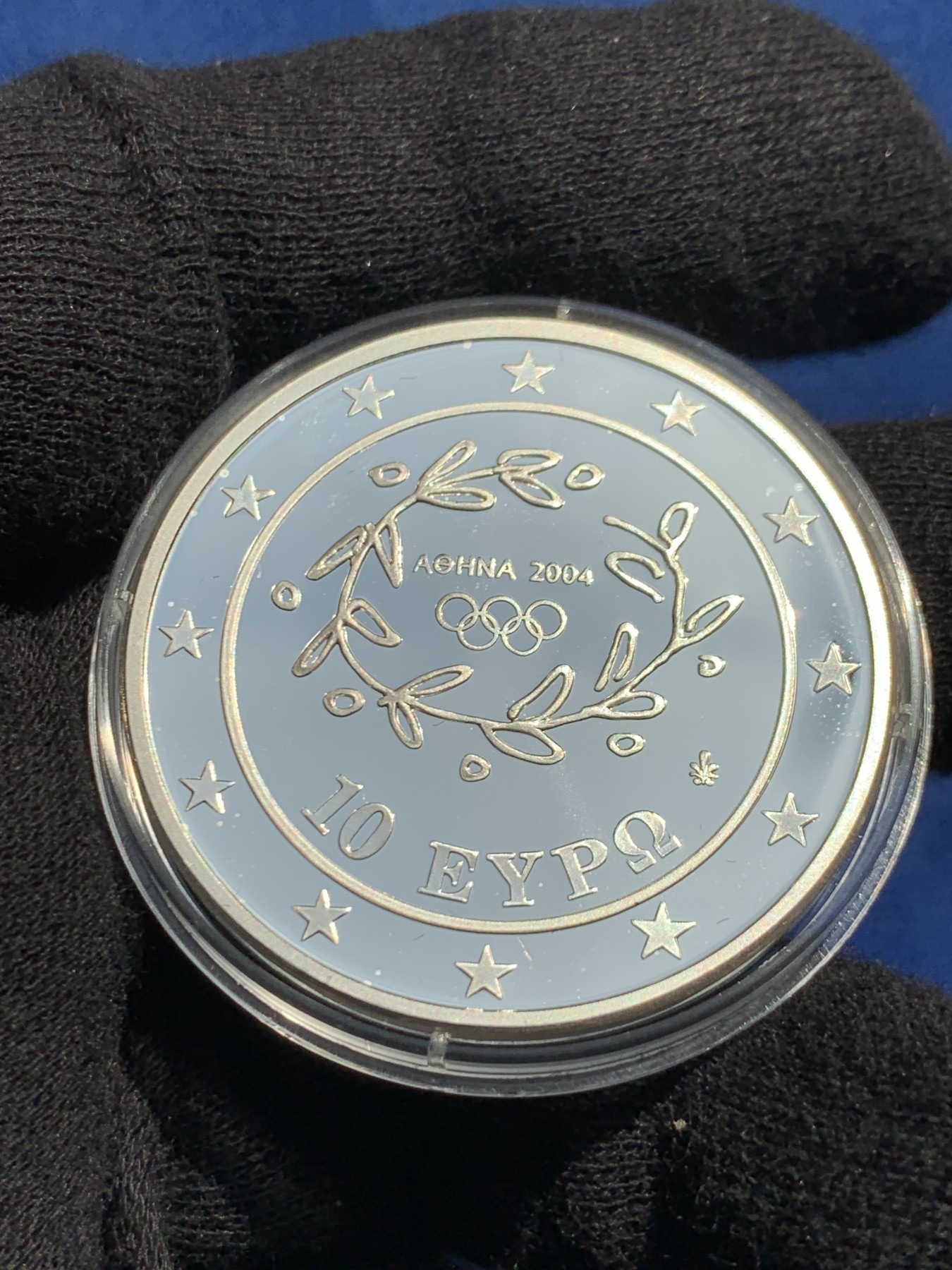 《竞宝斋》第238场-周日，周一，周二，周三 疯狂4连拍 (全场包邮) 希腊 2004 奥运大银币 34克 925银 