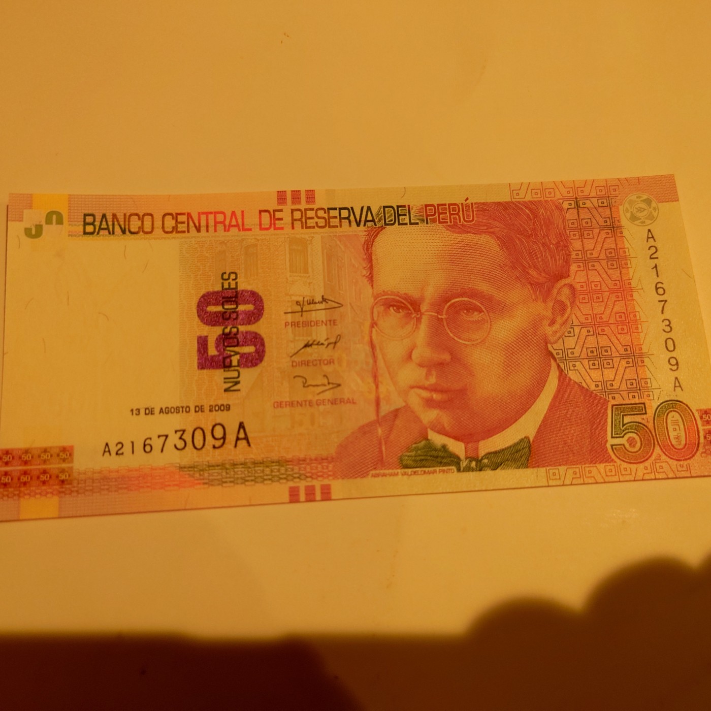 【世界钱币】精选微拍第90期暨2024年第一期 混合场 2009年秘鲁50比索 首发AA冠少见 全新绝品无4尾号309