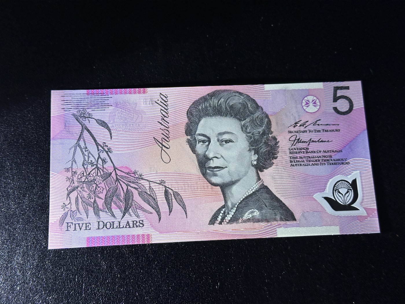 《外钞收藏家》第三百三十五期（连拍第二场） 1997年澳大利亚5元 全新UNC 稀少测试版