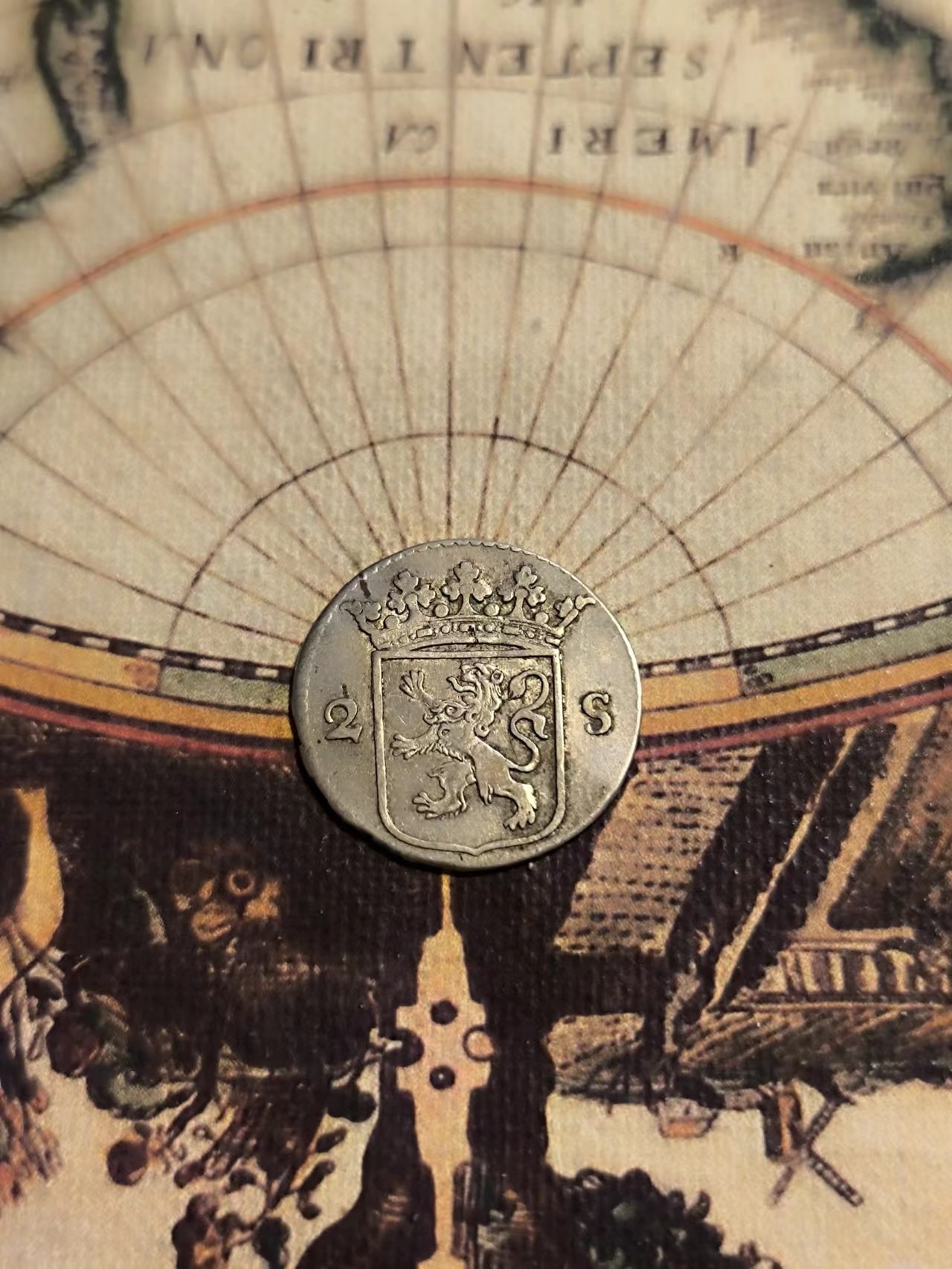 【大巴扎】第15回:欧洲金银币，中世纪丝路银币（全场包邮） 荷兰乌特列支1786年2S狮子银币，