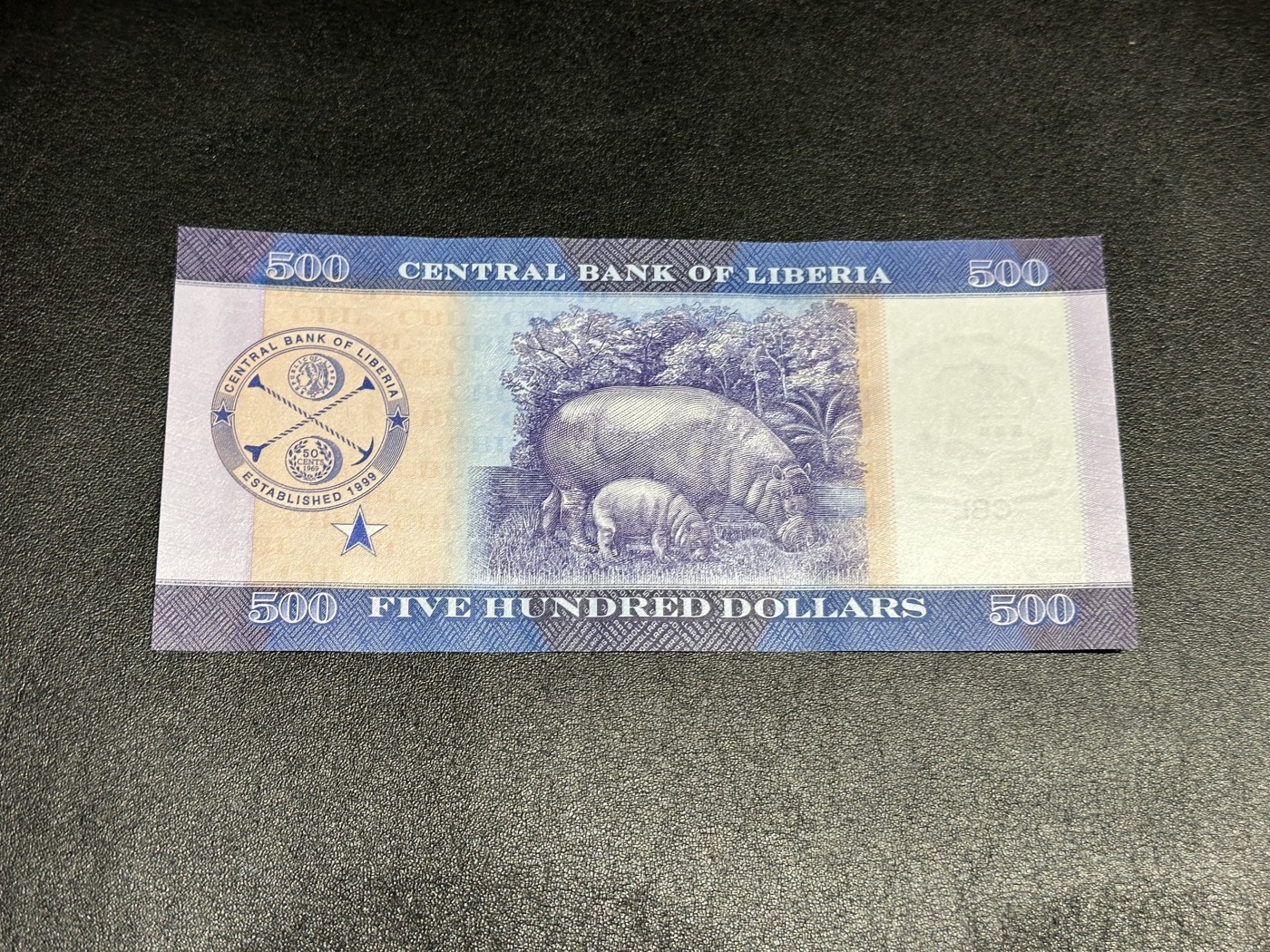 《外钞收藏家》第三百三十五期（连拍第二场） 2022年黎巴嫩500 首发AA冠  疑似有折