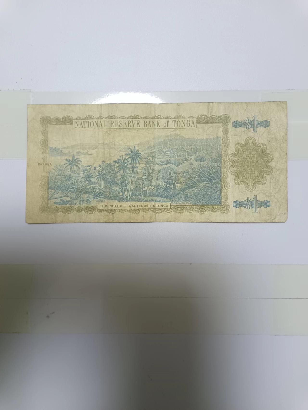 【20230131】非全新纸币第111场 汤加1番加纸币