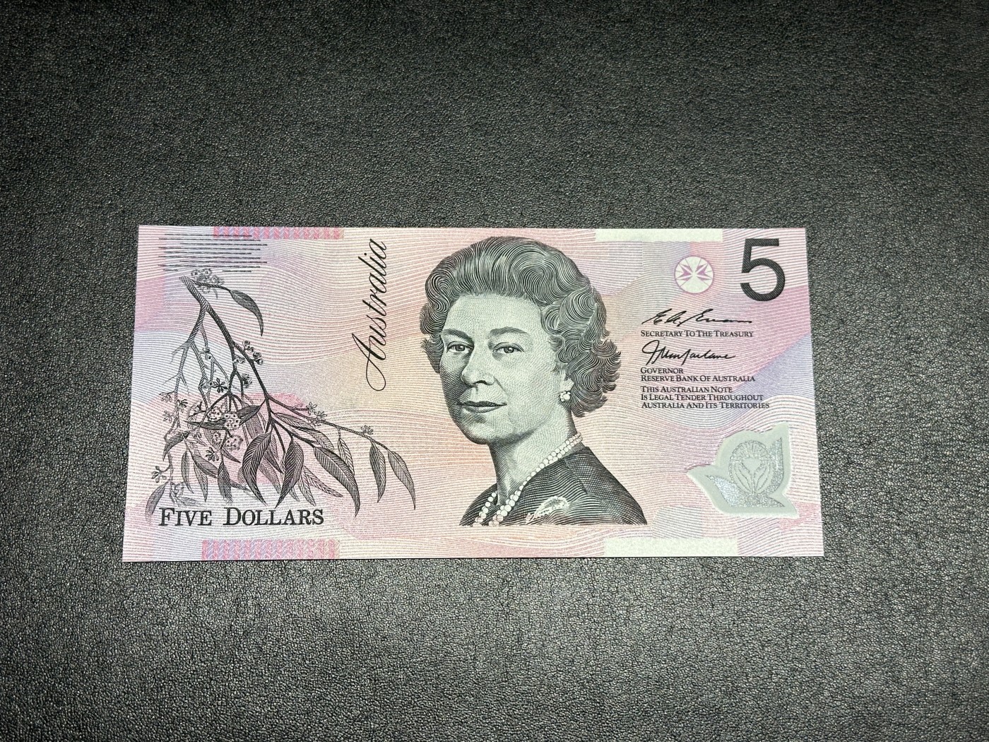 《外钞收藏家》第三百三十五期（连拍第二场） 1997年澳大利亚5元 全新UNC 稀少测试版