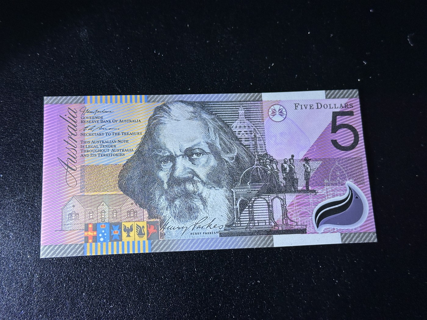 《外钞收藏家》第三百三十五期（连拍第二场） 澳大利亚2001年5元 纪念钞 AA首发冠 全新UNC 无47靓号