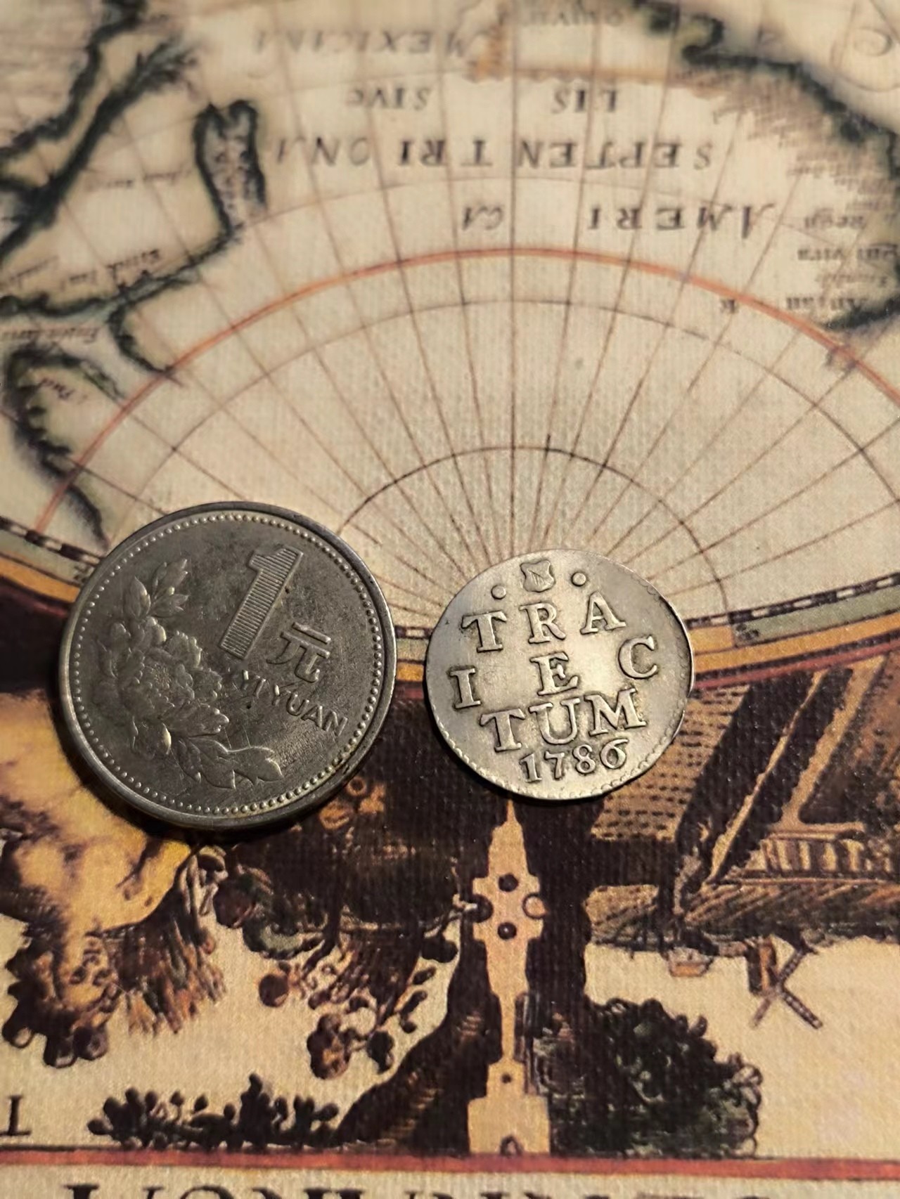 【大巴扎】第15回:欧洲金银币，中世纪丝路银币（全场包邮） 荷兰乌特列支1786年2S狮子银币，