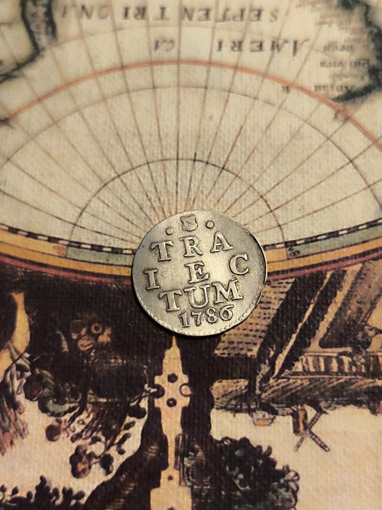 【大巴扎】第15回:欧洲金银币，中世纪丝路银币（全场包邮） 荷兰乌特列支1786年2S狮子银币，