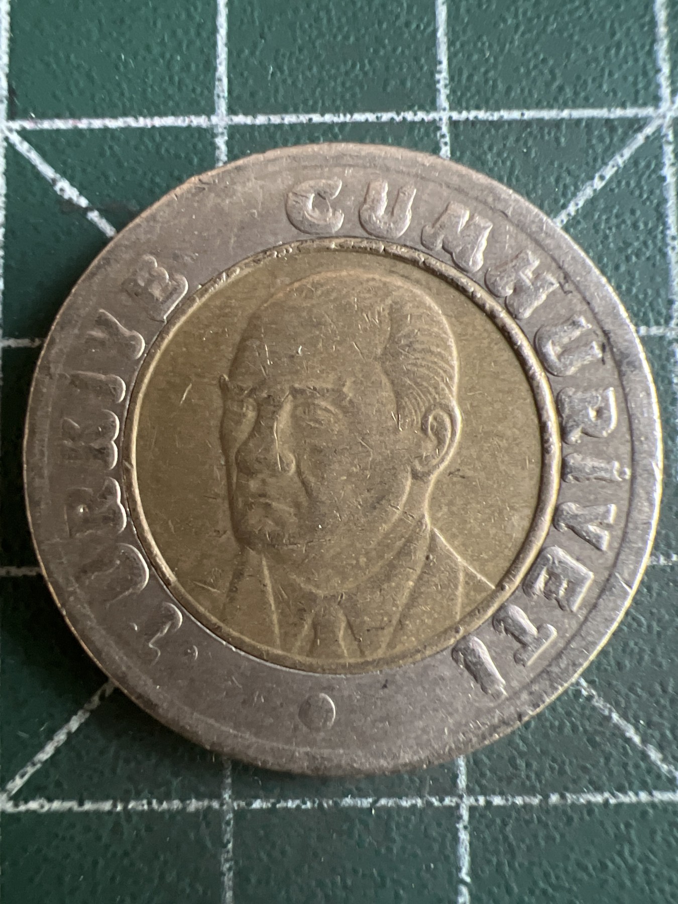 第521期  硬币专场 （无押金，捡漏，全场50包邮，偏远地区除外，接收代拍业务） 土耳其1里拉  双色币