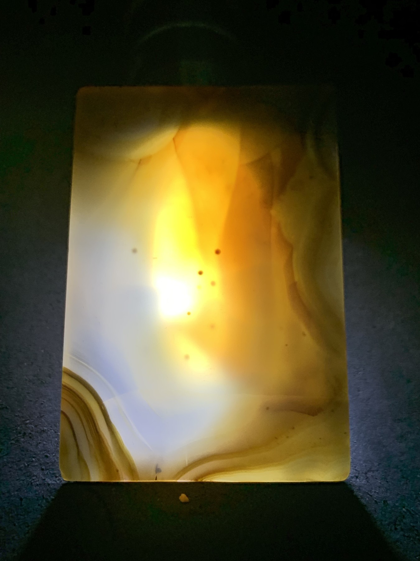 亚光高玉化马达加斯加海洋玉髓牌子一个