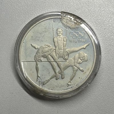 康怡轩【世界各国银币专场】第40期 - 1992年加拿大发行奥运百年15加元精制纪念银币 KM#216  1枚
