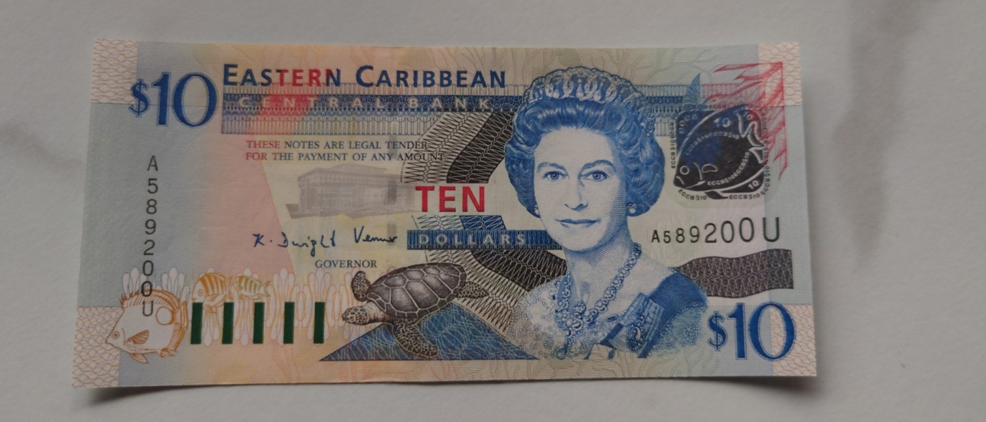 【世界钱币】精选微拍第90期暨2024年第一期 混合场 早期东加勒比10元 A-U冠 安圭拉 全新绝品无47