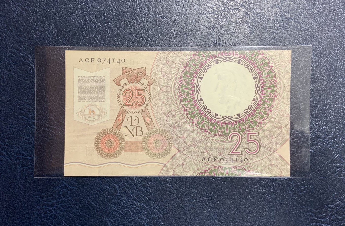 收藏联盟Quantum Auction 第321期拍卖  荷兰1955年25盾 品相UNC- 天文学家惠更斯