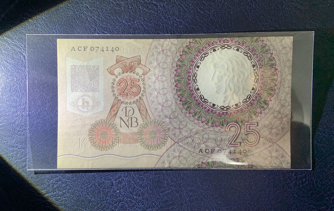 收藏联盟Quantum Auction 第321期拍卖  荷兰1955年25盾 品相UNC- 天文学家惠更斯