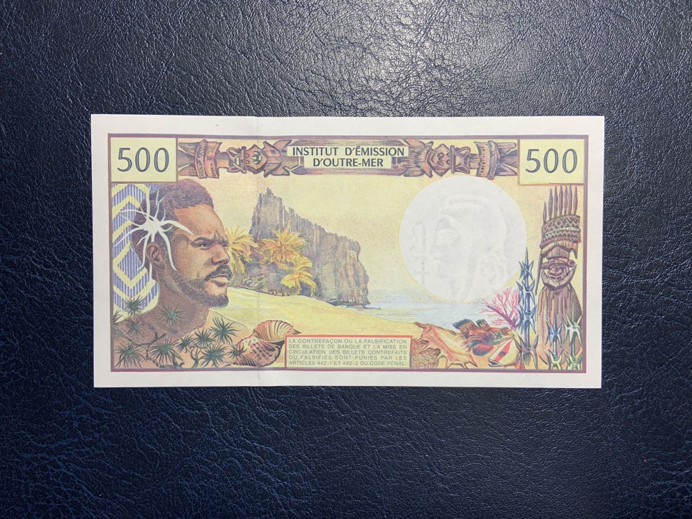 收藏联盟Quantum Auction 第321期拍卖  法属太平洋1992-2012年500法郎 品相UNC