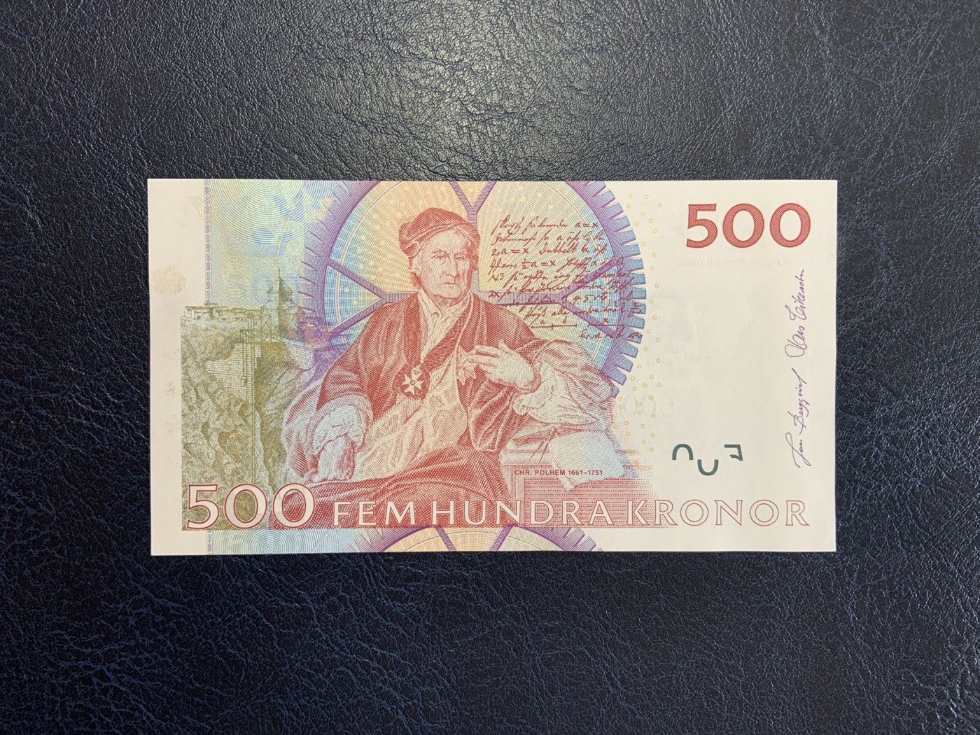 收藏联盟Quantum Auction 第321期拍卖  瑞典2003年500克朗 品相UNC-  卡尔十一世