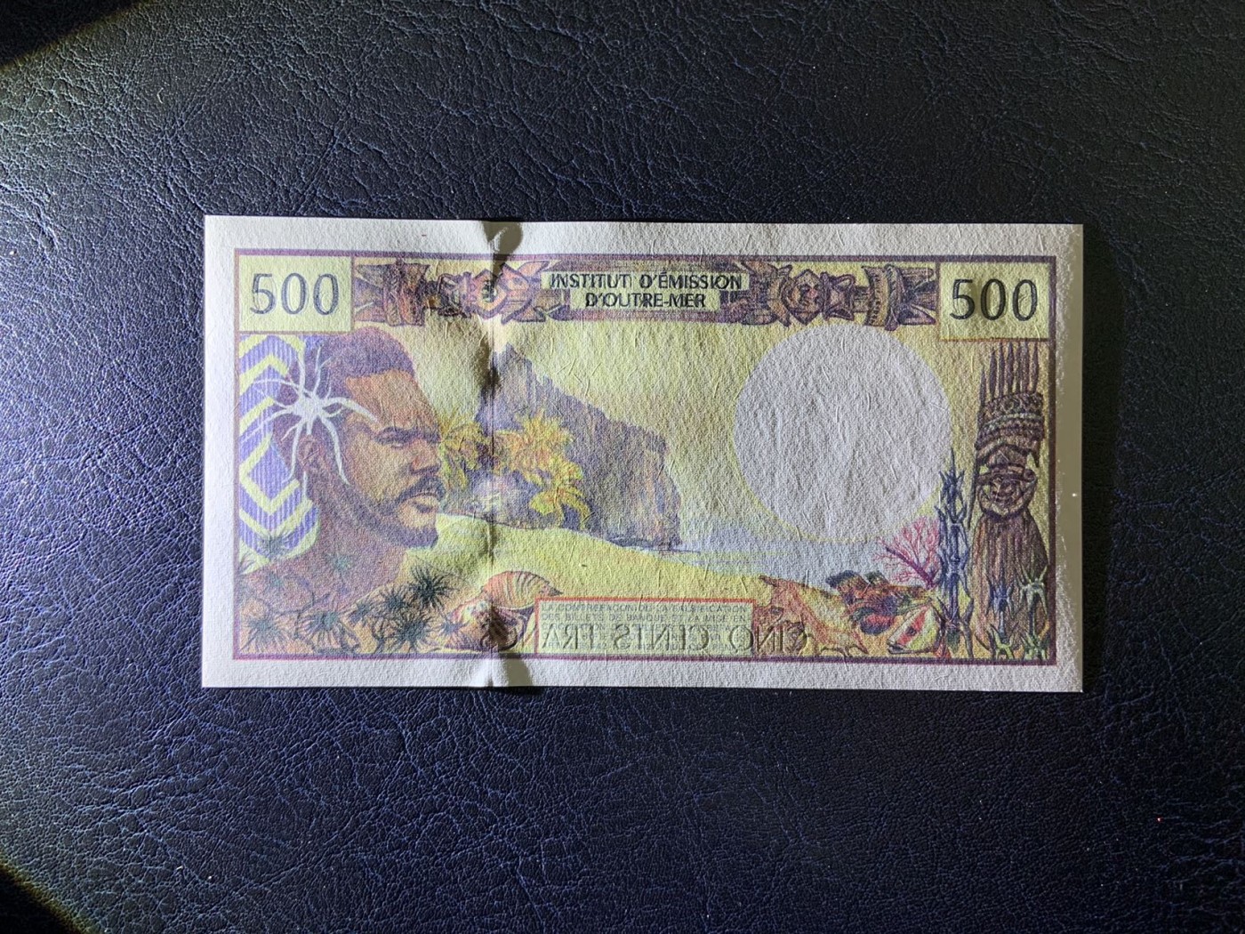 收藏联盟Quantum Auction 第321期拍卖  法属太平洋1992-2012年500法郎 品相UNC