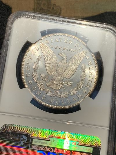 《竞宝斋》第239场-周日，周一 年终拍场 (全场包邮) NGC-MS64 美国 1878年 摩根银币 1美元 摩根首年