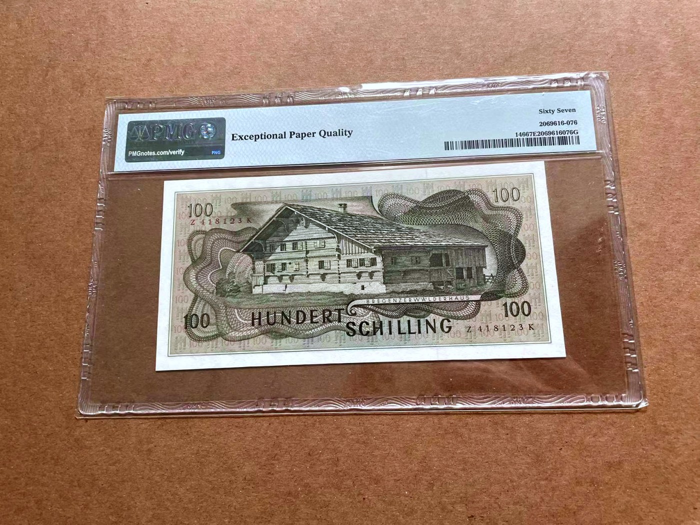 【Blue Auction】✨世界纸币精拍第428期——苍老师专场 PART1 奥地利 1969年100先令 PMG67EPQ 高分 