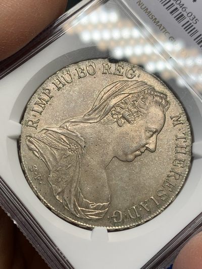 《竞宝斋》第239场-周日，周一 年终拍场 (全场包邮) NGC-MS64 1780年奥地利大奶妈1泰勒银币（后铸）