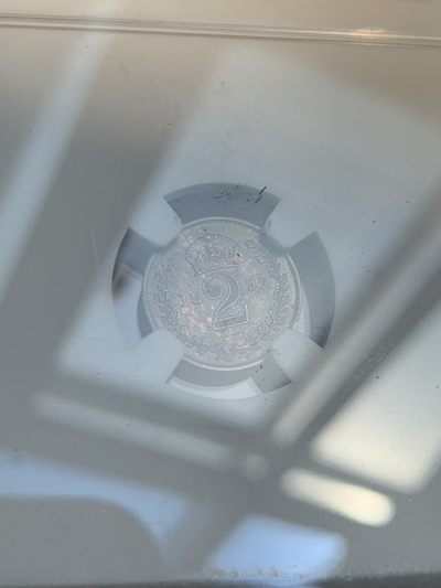 《竞宝斋》第239场-周日，周一 年终拍场 (全场包邮) 4枚一组 NGC UNC-MS65 英国1892年洗脚币 1便士+2便士+3便士+4便士  灌足节稀少品种 少见包浆 PL感十足