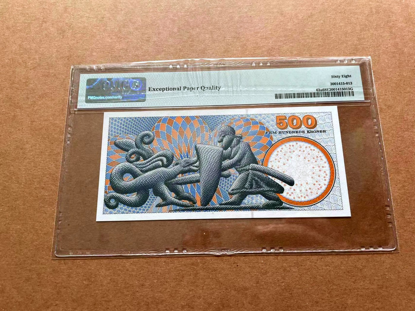 【Blue Auction】✨世界纸币精拍第428期——苍老师专场 PART1 丹麦 2003年500克朗 PMG68EPQ 超高分 