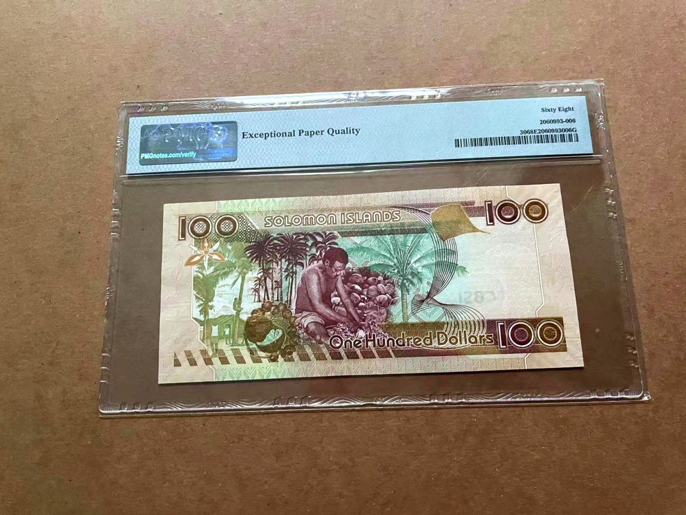 【Blue Auction】✨世界纸币精拍第429期——苍老师专场 PART2 【A1首发冠321小号】所罗门群岛 2006年100元 PMG68EPQ 超高分