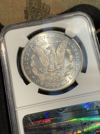 《竞宝斋》第239场-周日，周一 年终拍场 (全场包邮) NGC-MS64 美国 1878年 摩根银币 1美元 摩根首年