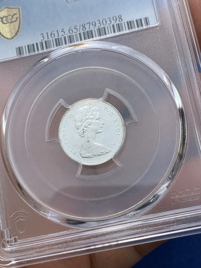 《竞宝斋》第239场-周日，周一 年终拍场 (全场包邮) PCGS PL65 加拿大1967年小鱼银币 PL难得 少见品种