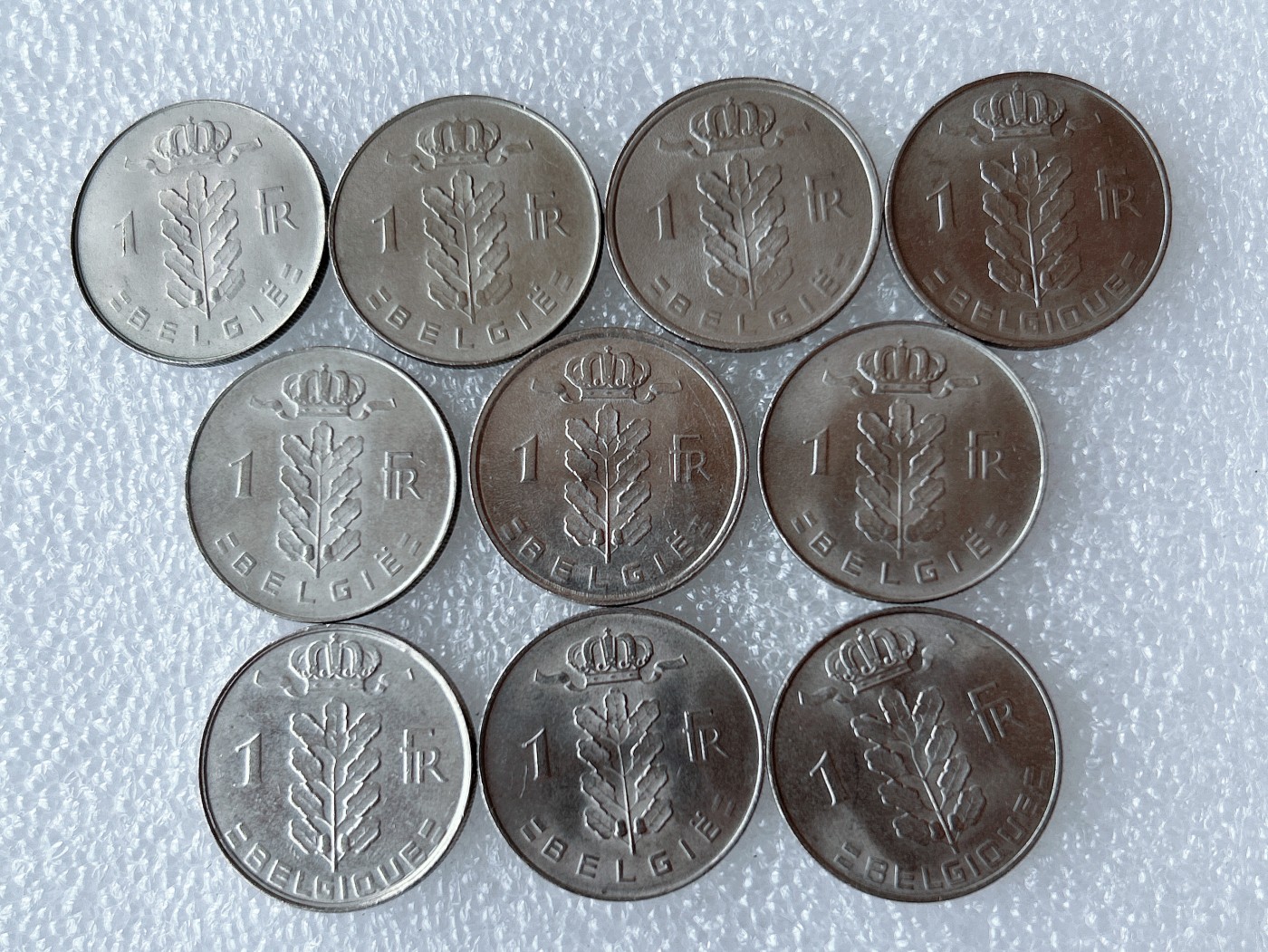 第一海外回流一元起拍收藏 散币专场 第62期 比利时1法郎 10枚