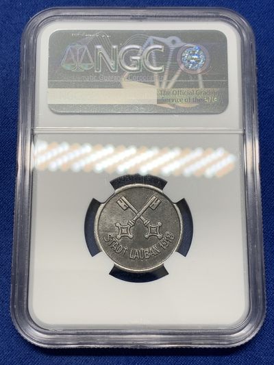 《竞宝斋》第239场-周日，周一 年终拍场 (全场包邮) NGC UNC 德国 德紧 1918 劳班芬克 10芬妮