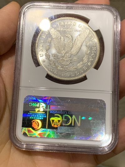 《竞宝斋》第239场-周日，周一 年终拍场 (全场包邮) NGC-MS64 美国 1878年 摩根银币 1美元 摩根首年
