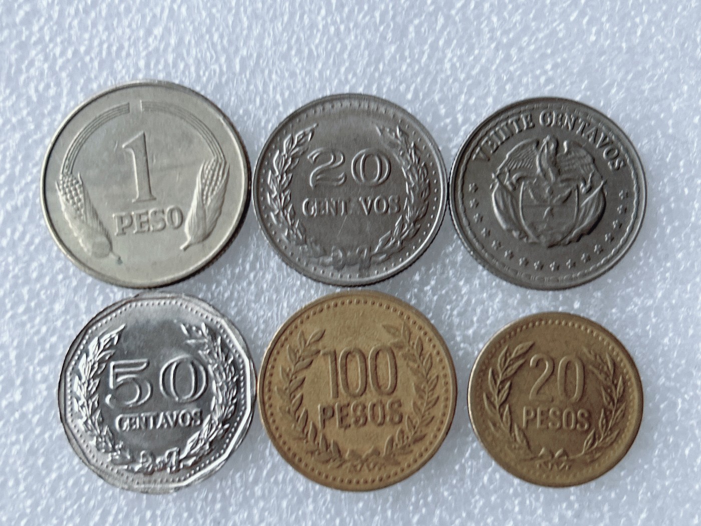 第一海外回流一元起拍收藏 散币专场 第62期 哥伦比亚硬币 6枚