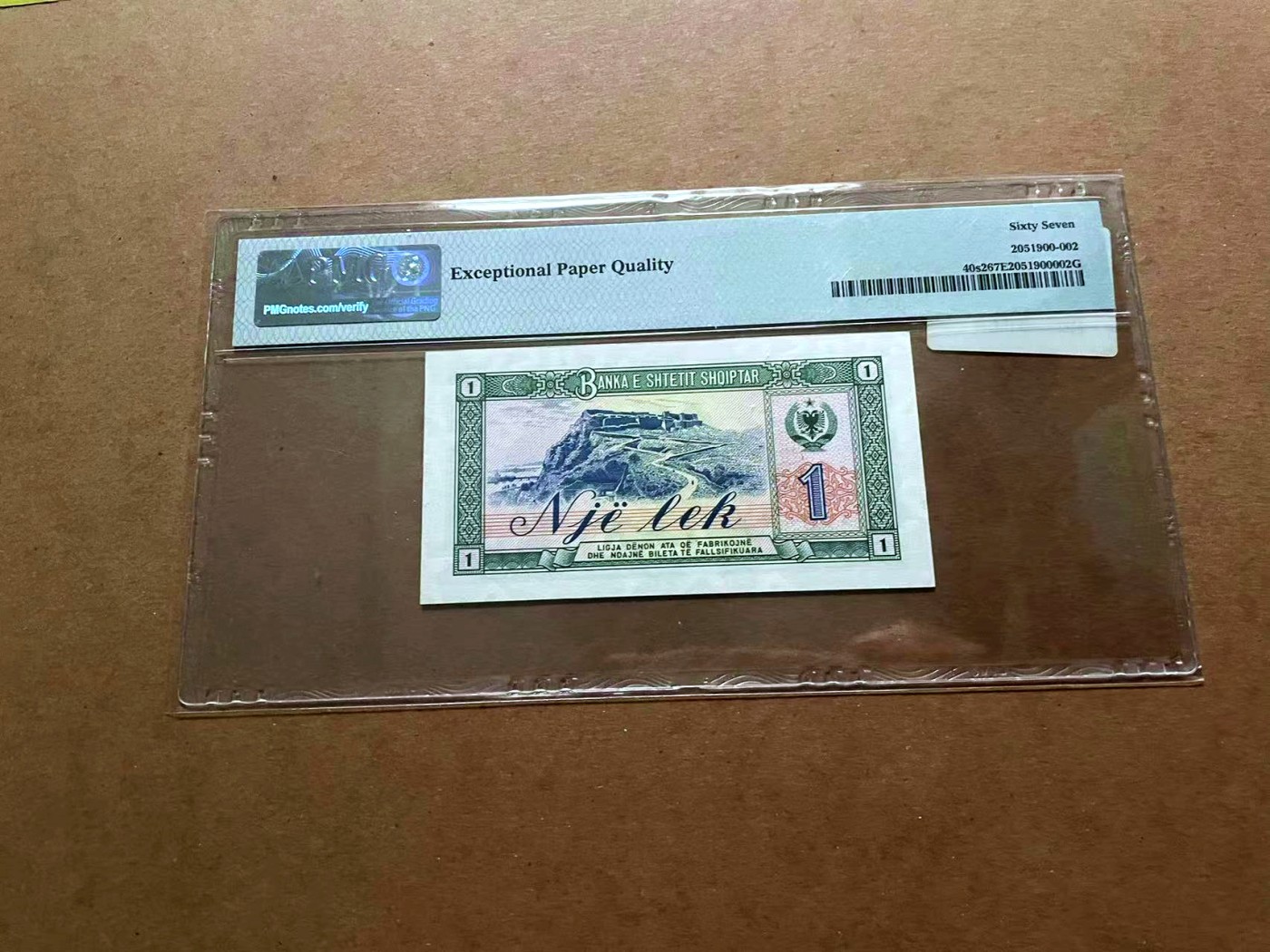 【Blue Auction】✨世界纸币精拍第429期——苍老师专场 PART2 阿尔巴尼亚 1976年1列克 样钞 PMG67EPQ 