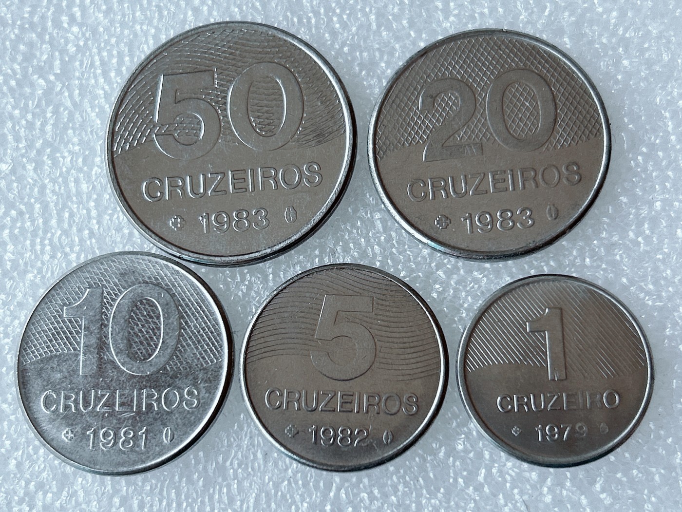 第一海外回流一元起拍收藏 散币专场 第62期 巴西硬币5枚套