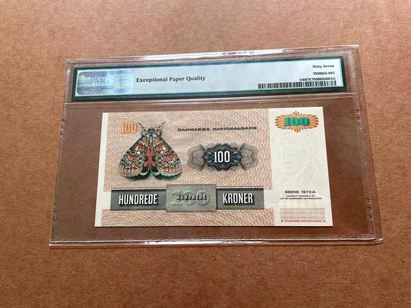 【Blue Auction】✨世界纸币精拍第428期——苍老师专场 PART1 丹麦 1998年100克朗  PMG67EPQ
