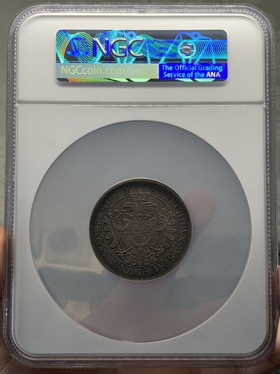 《竞宝斋》第239场-周日，周一 年终拍场 (全场包邮) NGC-AU53 奥地利1693神罗利奥波德维也纳厂泰勒 原味低评