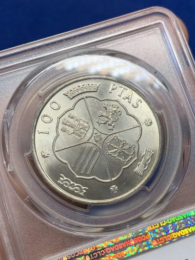 《竞宝斋》第239场-周日，周一 年终拍场 (全场包邮) PCGS MS65 西班牙1966一代独裁者大银 近出厂状态 高分难得 不容错过