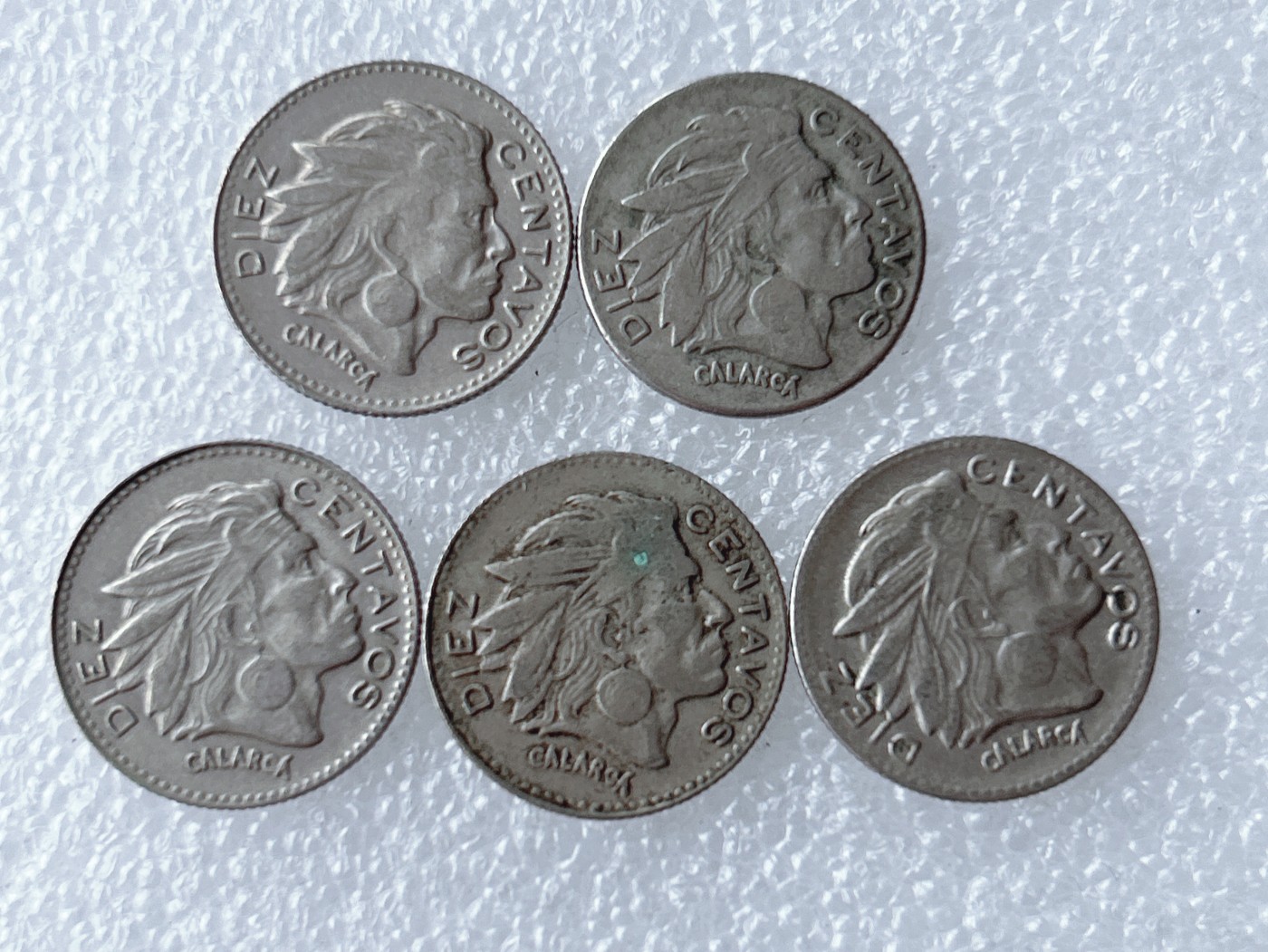 第一海外回流一元起拍收藏 散币专场 第62期 哥伦比亚50年代10分 5枚