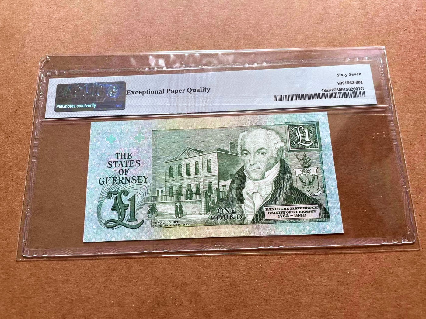 【Blue Auction】✨世界纸币精拍第428期——苍老师专场 PART1 根西 1980-89年1镑  PMG67EPQ