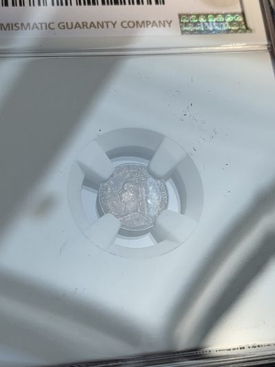 《竞宝斋》第239场-周日，周一 年终拍场 (全场包邮) 4枚一组 NGC UNC-MS65 英国1892年洗脚币 1便士+2便士+3便士+4便士  灌足节稀少品种 少见包浆 PL感十足