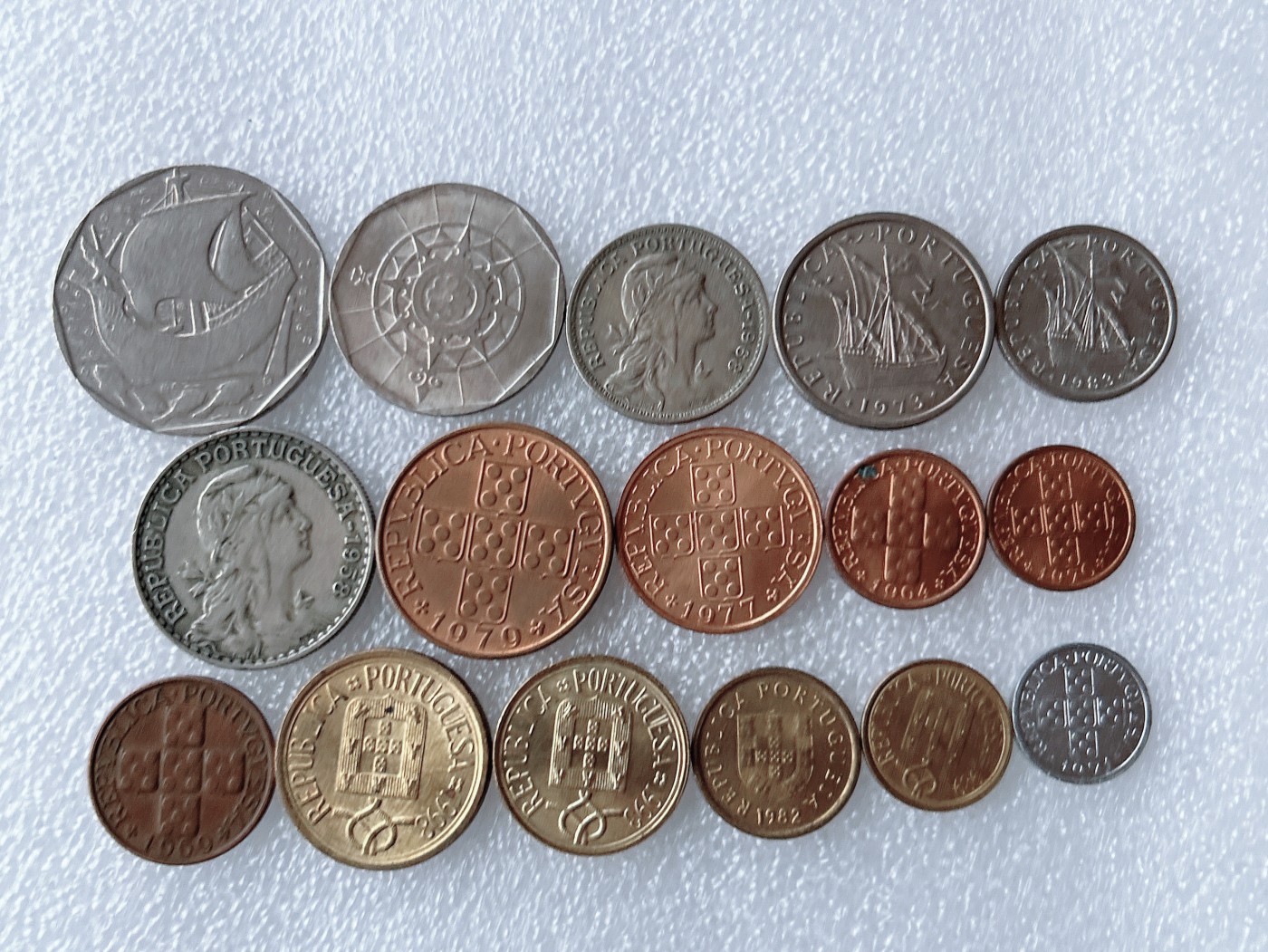 第一海外回流一元起拍收藏 散币专场 第62期 葡萄牙硬币 16枚